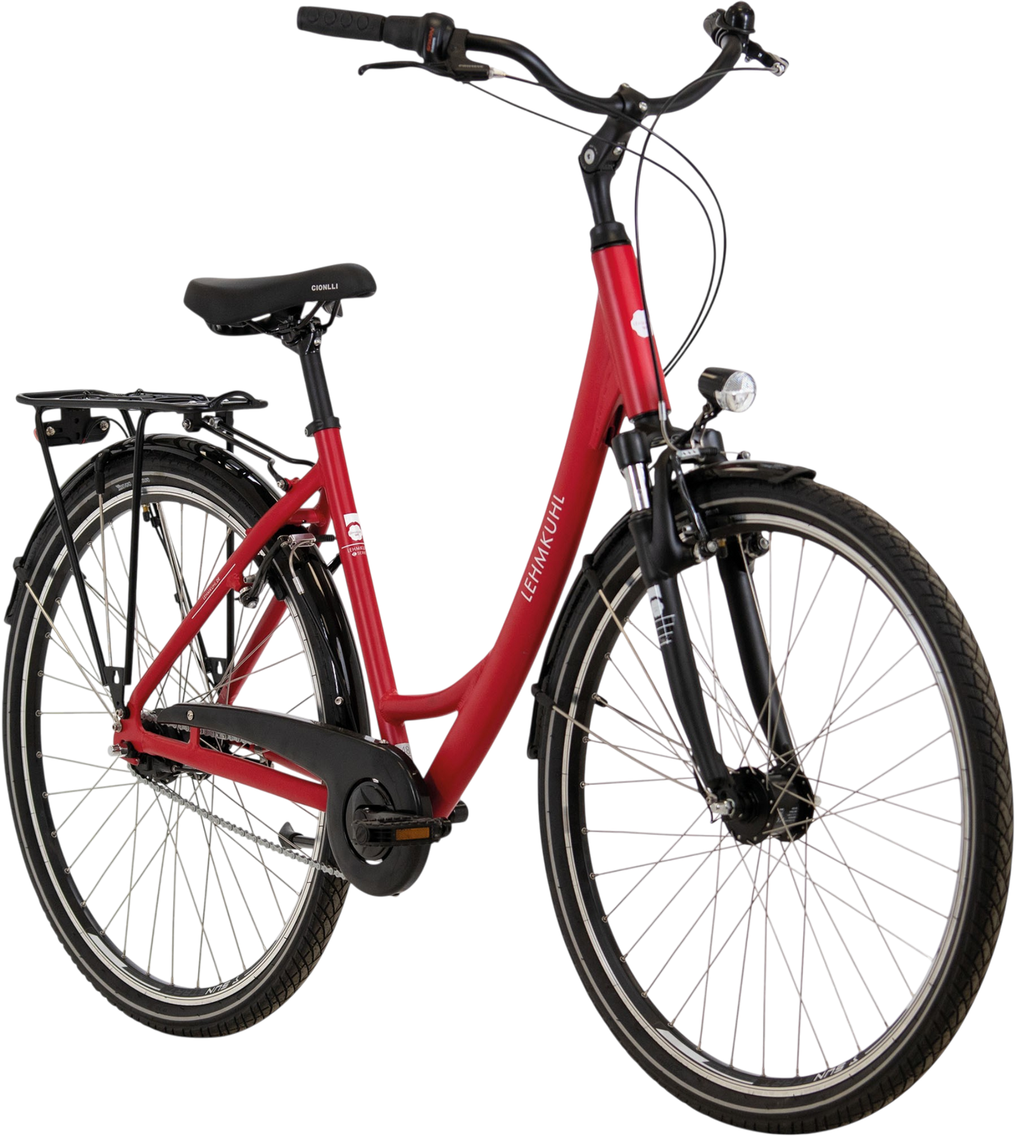 Lehmkuhl Cityrad City C2 Deep Wave GĂĽnstiges Fahrrad Rot