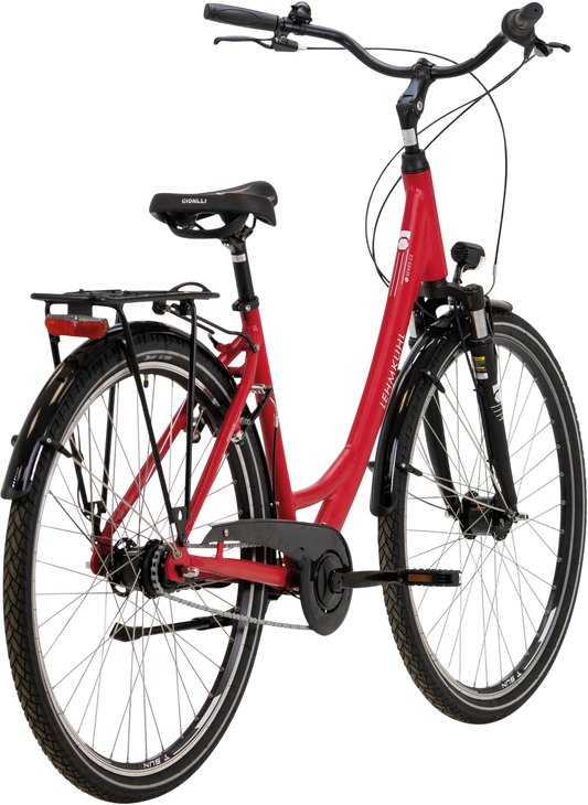 Lehmkuhl Cityrad City C2 Deep Wave Günstiges Fahrrad Rot