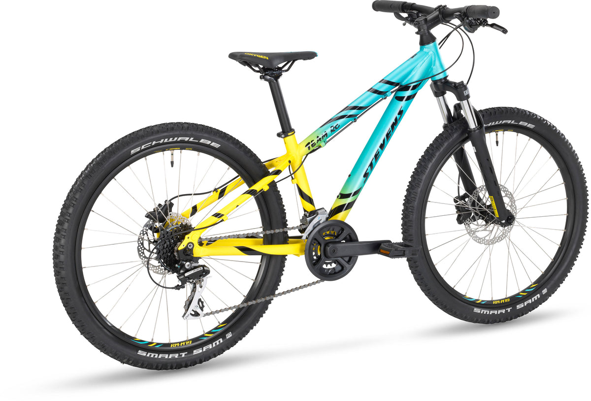 Stevens Team RC 24" - Lemon Turquoise Heckansicht