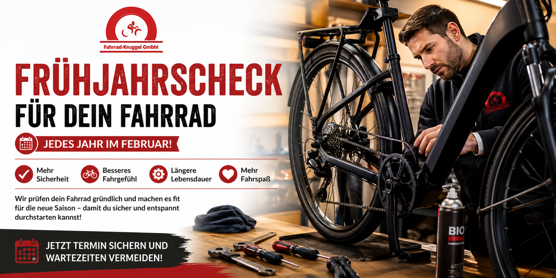 Fahrrad Frühjahrscheck im Februar – Sicher starten | Fahrrad Kruggel