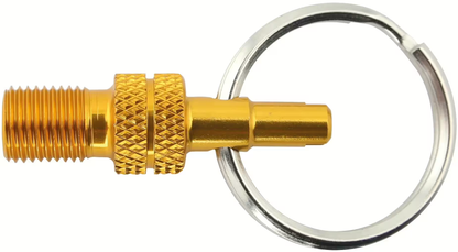 by,schulz Ventiladapter „Mini-Tool" – Adapter SV/DV auf AV mit Schlüsselanhänger