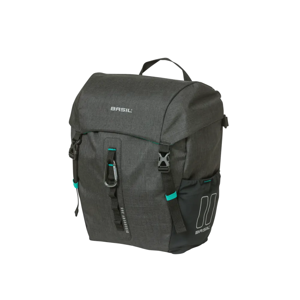 Basil Discovery 365D M Einzeltasche MIK Hooks 9L schwarz meliert