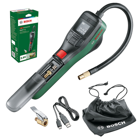 🔧 Bosch EasyPump – Kompakte Akku-Luftpumpe für unterwegs & zuhause