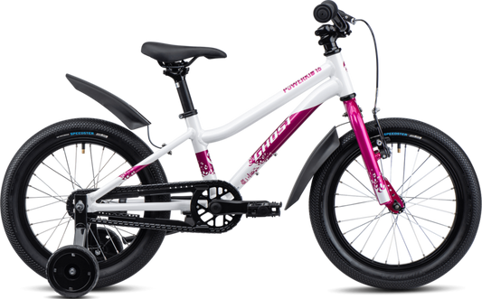 Ghost Powerkid 16, Pearl White/Candy Magenta