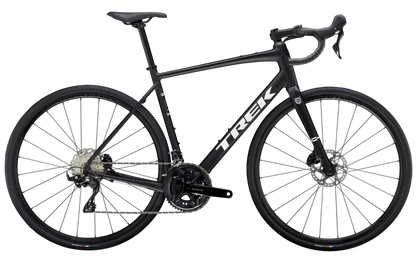 Trek Domane AL 5 Gen 4 Aluminium Matte Trek Black vielseitiges Rennrad Shimano 105 2x12 Antrieb 58 cm
