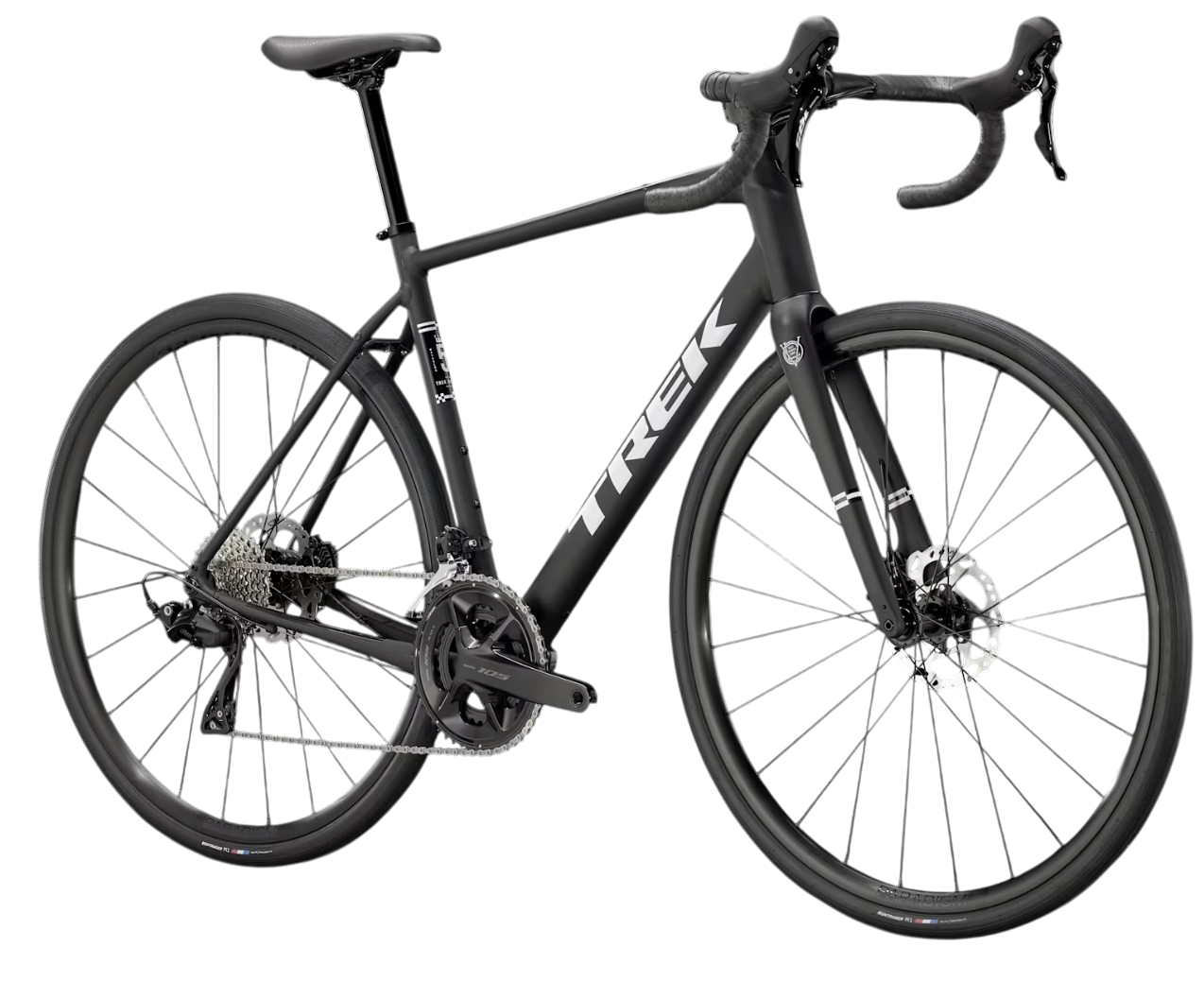 Trek Domane AL 5 Gen 4 Aluminium Matte Trek Black vielseitiges Rennrad – Fahrrad Kruggel GmbH