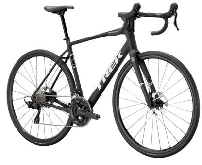 Trek Domane AL 5 Gen 4 Aluminium Matte Trek Black vielseitiges Rennrad Shimano 105 2x12 Antrieb 58 cm