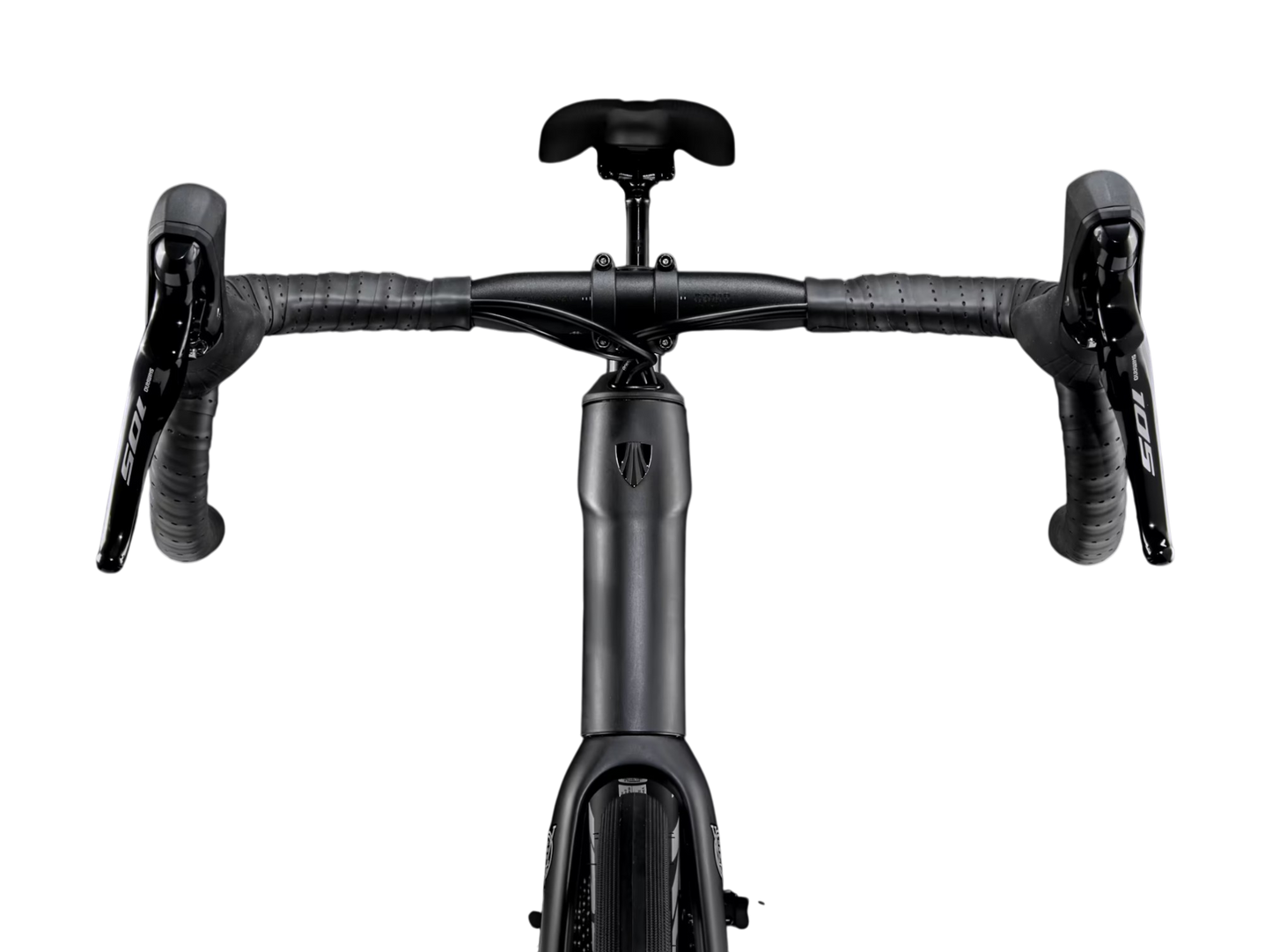 Trek Domane AL 5 Gen 4 Aluminium Matte Trek Black vielseitiges Rennrad Shimano 105 2x12 Antrieb 58 cm