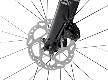 Trek Domane AL 5 Gen 4 Aluminium Matte Trek Black vielseitiges Rennrad Shimano 105 2x12 Antrieb 58 cm