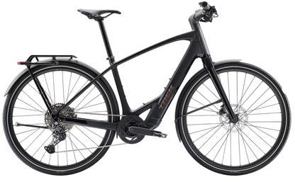 Trek FX+ 7 besonders leichtes, leises und schlankes E-bike Schwarz