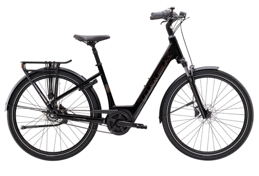 Trek District + 2 Belt Lowstep Trek Black Günstiges E-Bike City