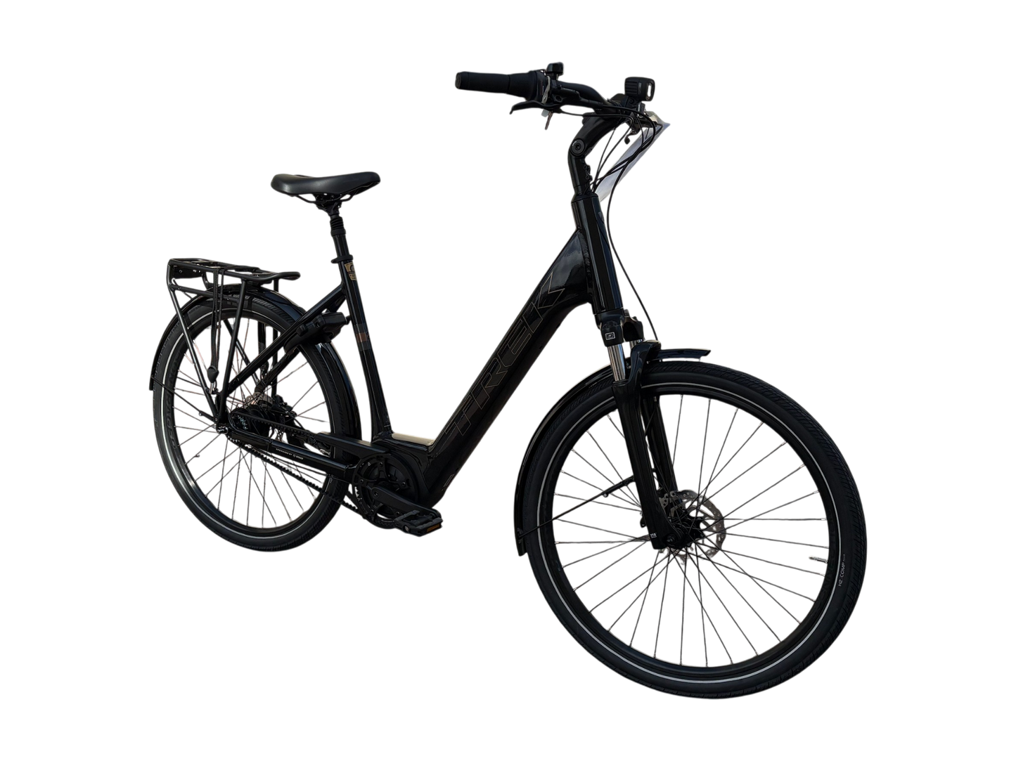 Trek District + 2 Belt Lowstep Trek Black Günstiges E-Bike City