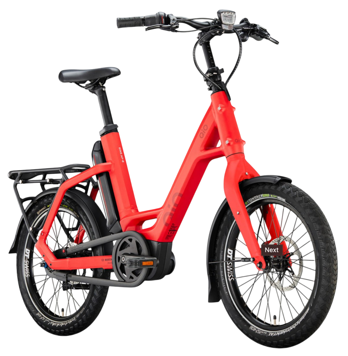 QiO Elektro-Kompaktrad Compact AP-8 20 zoll 48cm 8-Gang SHIMANO "Nexus" Rücktritt