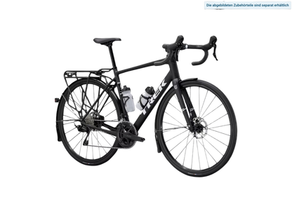 Trek Domane AL 5 Gen 4 Aluminium Matte Trek Black vielseitiges Rennrad Shimano 105 2x12 Antrieb 58 cm
