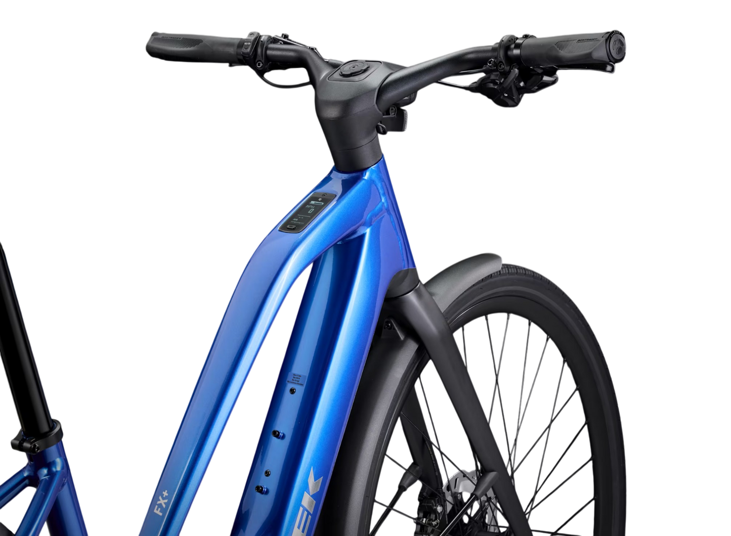 Trek FX+ 7 Midstep besonders leichtes, leises und schlankes E-bike Blau
