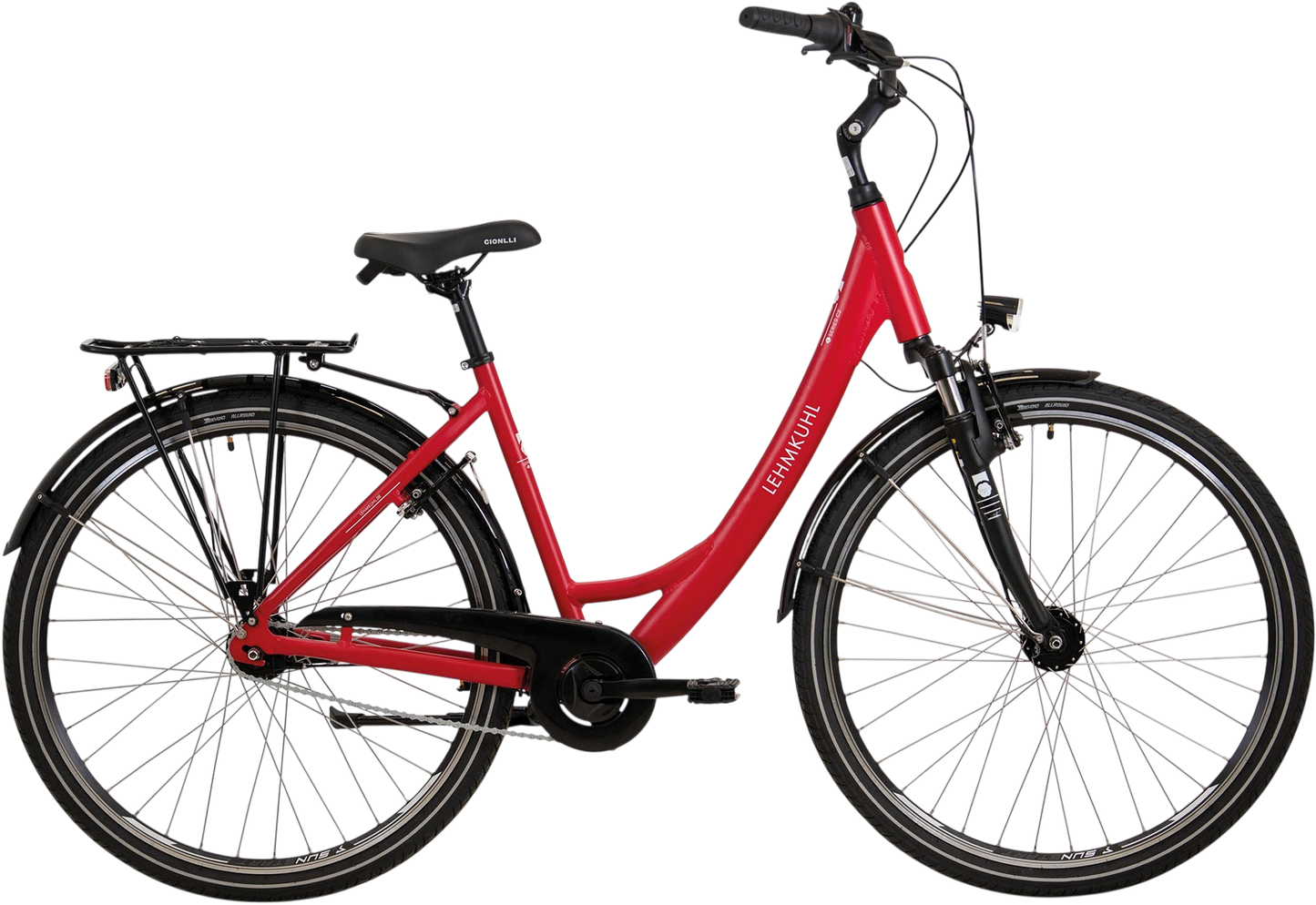 Lehmkuhl Cityrad City C2 Deep Wave Günstiges Fahrrad Rot