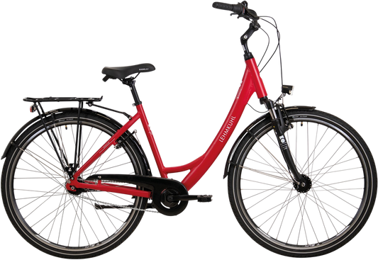 Lehmkuhl Cityrad City C2 Deep Wave Günstiges Fahrrad Rot