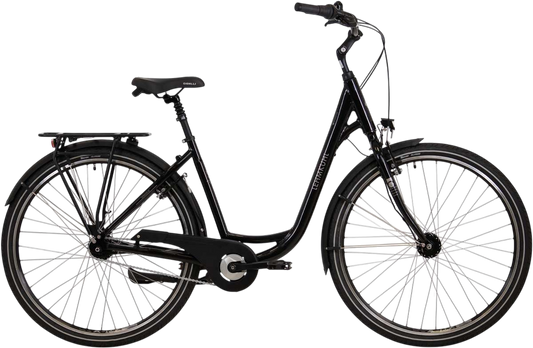 Lehmkuhl Cityrad City C6 Deep Wave Günstiges City Fahrrad Schwarz