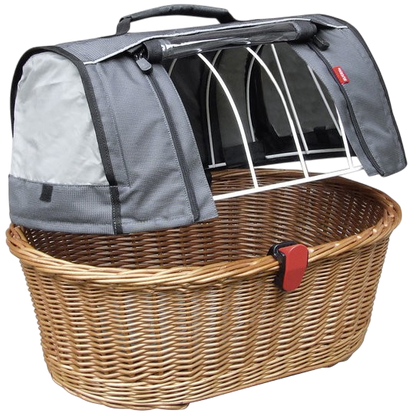 KLICKfix Doggy Basket Plus – Komfortabler Hundekorb für sichere Fahrradtouren