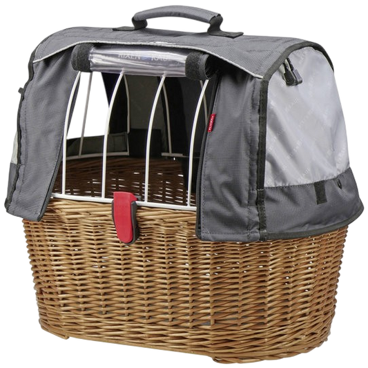 KLICKfix Doggy Basket Plus – Komfortabler Hundekorb für sichere Fahrradtouren