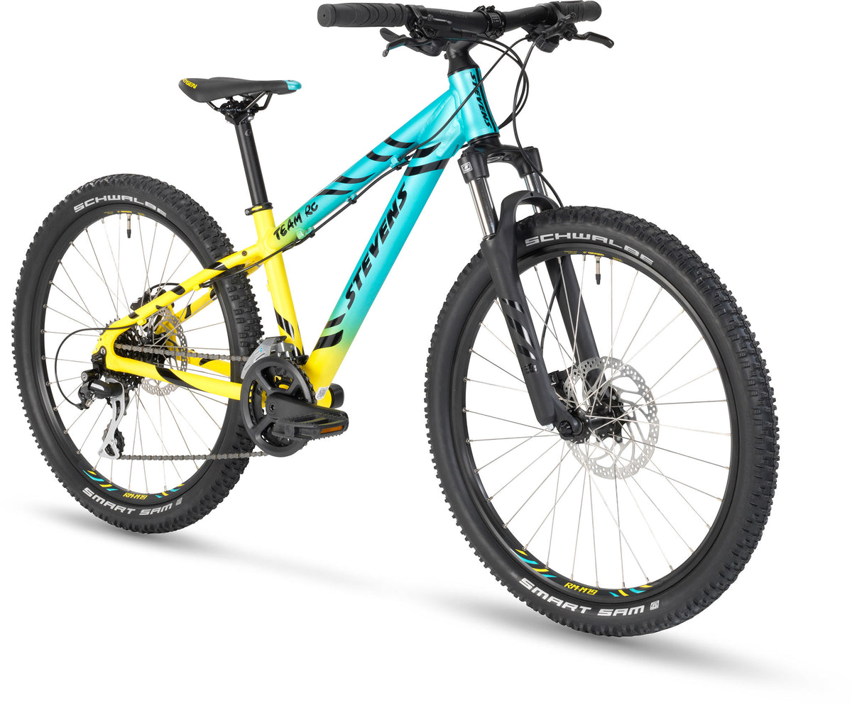 Stevens Team RC 24" - Lemon Turquoise seitlich